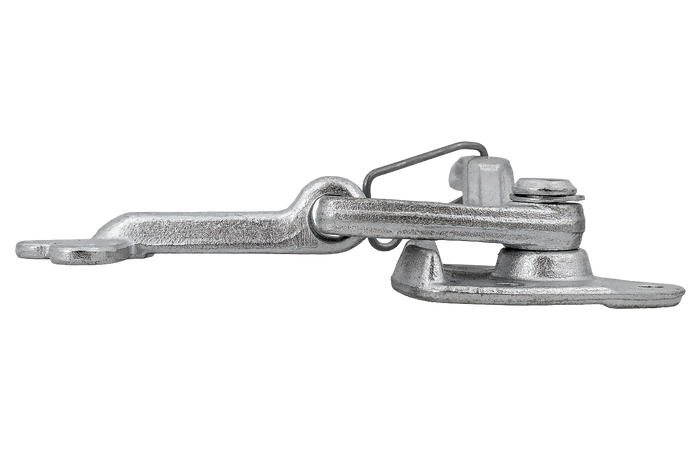 Rechter zijkoppeling met WINTERHOFF WV 20-R + WVG 20-A bevestiging, complete aanhangwagenzijde afsluiting