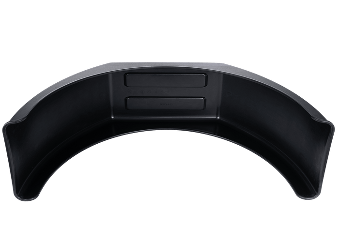 Set van twee spatborden voor een 14-17" aanhanger DOMAR DK3110 vlakke wielkasten 870/260mm