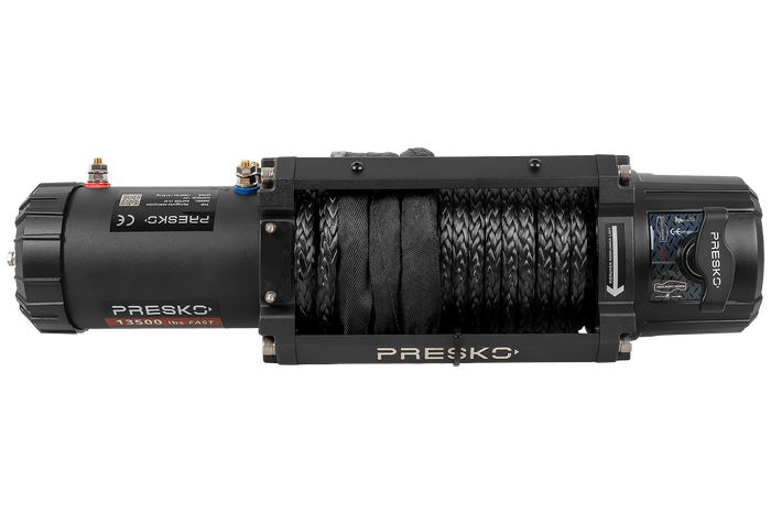 Elektrische lier voor PRESKO RAPTOR 13.5FS 12V 6130kg aanhanger met 24m kabel