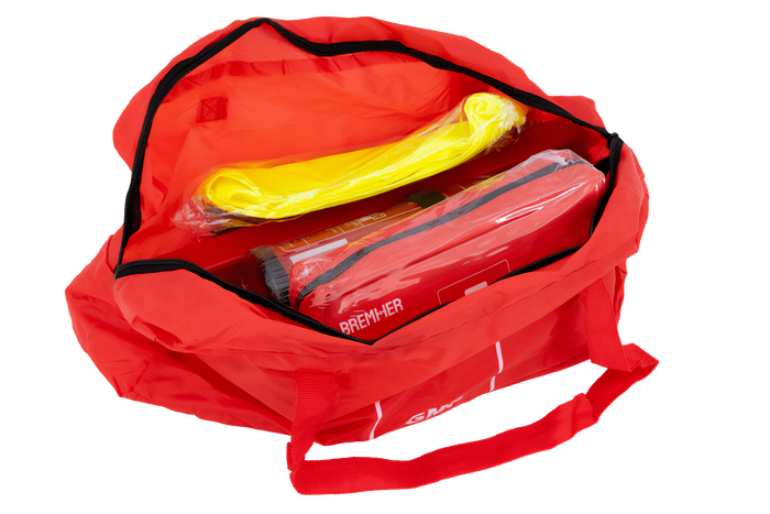 HERMON autoset: EHBO-doos, brandblusser, driehoek, vest