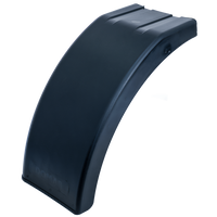 Half spatbord voor aanhanger DOMAR DR1012202 wielkast 384/200mm links