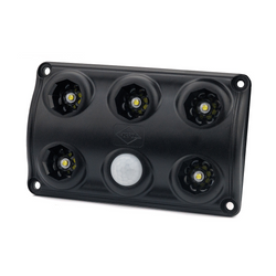HORPOL LWD2156/CZ LED 900lm zwarte interieur autolamp met bewegingssensor