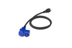 Adapter met Schuko-stekker en CEE-haakse connector + Schuko-aansluiting 16A ProPlus 373528DE kabel 150 cm