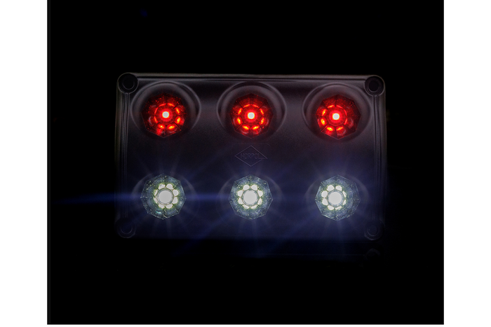 HORPOL LWD2325/CZ LED 720lm zwarte auto-interieurlamp