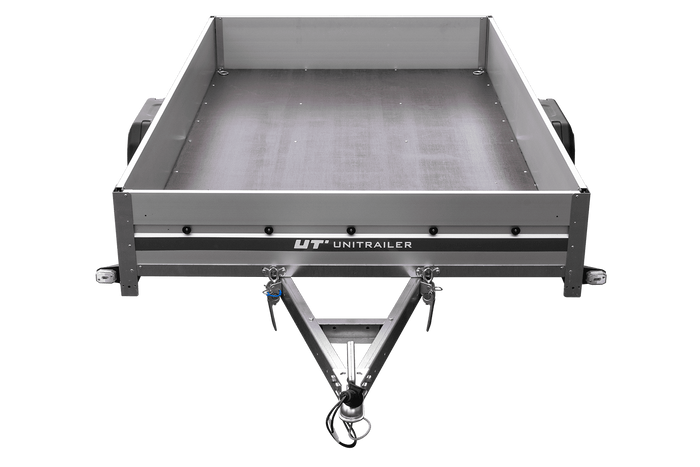 Aanhangwagen met aluminium zijwanden 264x150 Unitrailer Garden 265 KIPP ALU