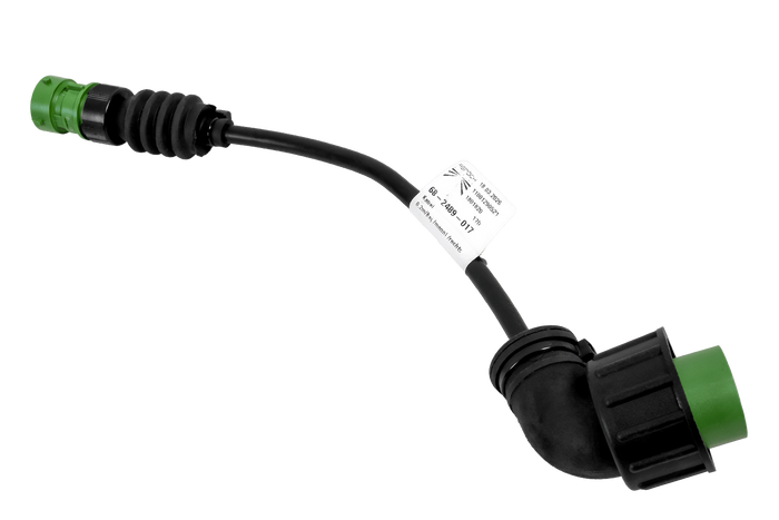Bajonetadapter 5-pins / haakse connector ASS2 7-pins ASPÖCK rechteradapter