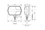 ASPÖCK LuxLED II LED-koplamp met 7 functies, 6-pins DEUTSCH DT06-6S links