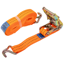 UNITRAILER 6m/35mm/2t oranje transportband met spaninrichting