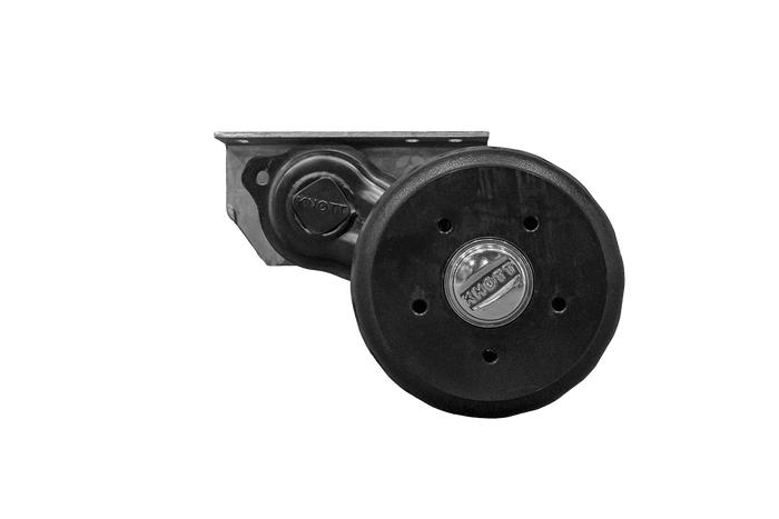 KNOTT VGB13M geremde as voor aanhanger/autotransporter 1350 kg 1200 mm 1550 mm 5x112