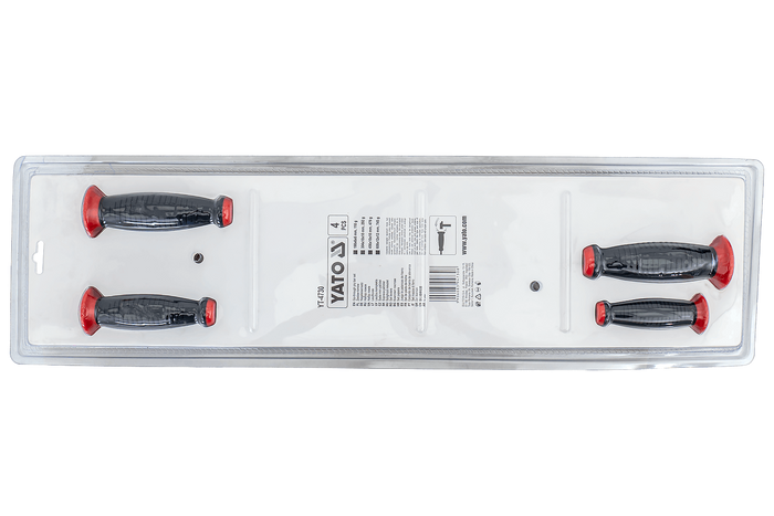 YATO YT-4730 koevoeten met handvat, set van 4.