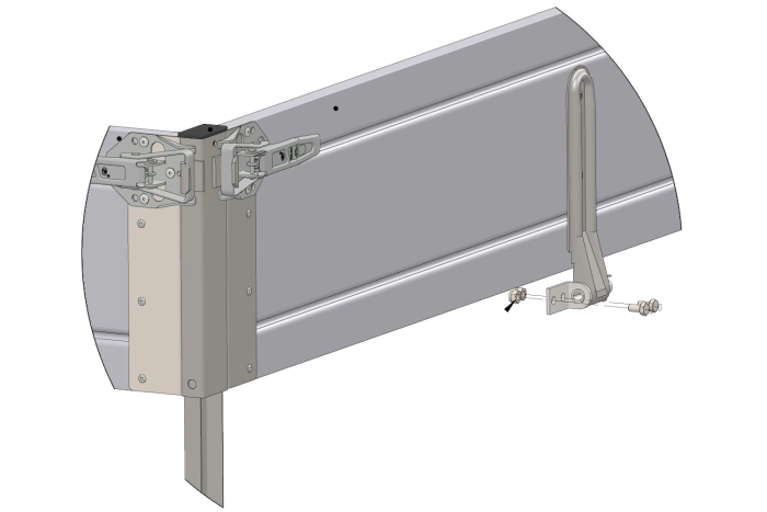 OUTLET BIS aluminium H-300 zijwanden voor CARPLATFORM 5121 en UNIPLAT 500/3 trailers