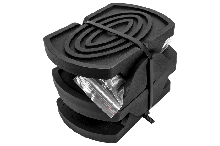 Set van vier KNOTT aanhangerstabilisatorsteunen 18x14x4,5 cm