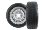 Set van twee versterkte wielen voor aanhangwagen LINGLONG BAND 195/50 R13C 104/101N UNITRAILER VELG 5.5Jx13"H2 5x112 ET 30