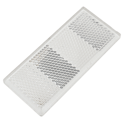 Reflector witte reflectorlamp voor aanhangers, 90 x 40 mm