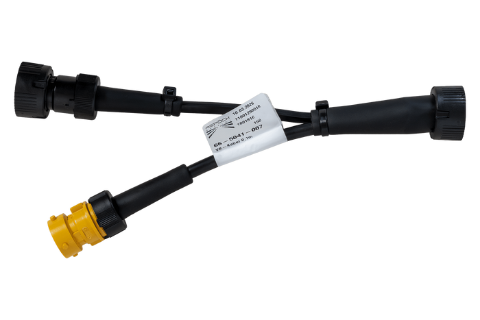ASPOCK 5-pins bajonetadapter met mistlamp- en achteruitrijlichtaansluiting 0,1 m