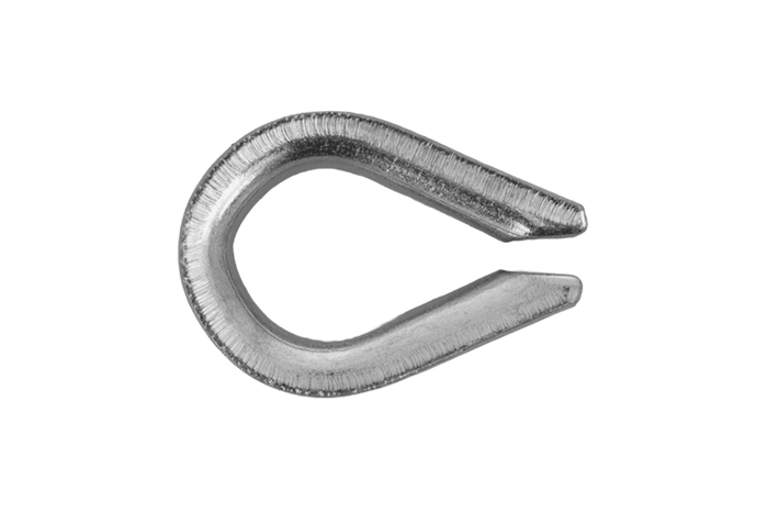 DROMET KU.4 touwkous, stalen klos, 4 mm