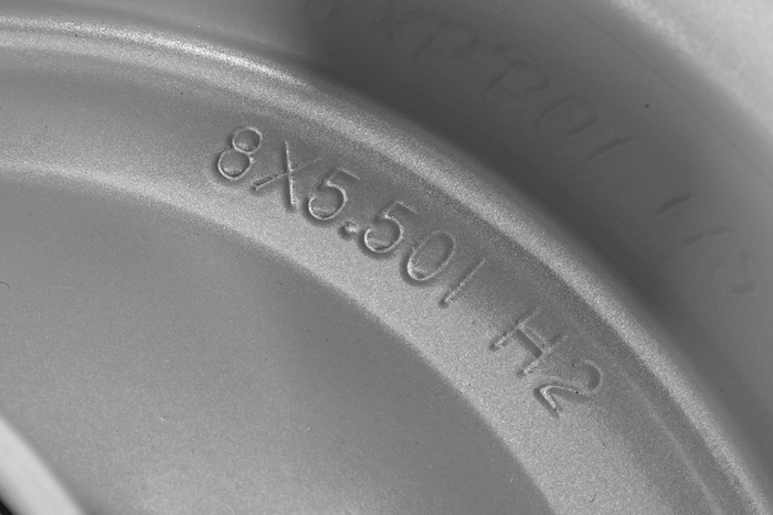 UNITRAILER stalen velg 5,5Ix8"H2 3x128 met lagers 6205-2RS