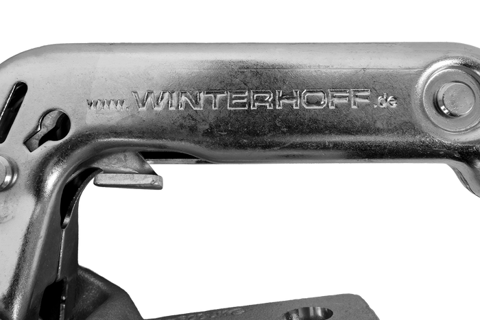 WINTERHOFF WW 30-D3-K1212 kogelkoppeling voor aanhanger van 3000 kg met dissel van 50-51 mm buis, gietijzer