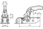 KNOTT KK14-B kogelkoppeling 1400 kg voor aanhanger met 45 mm buisdissel