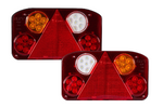 HORPOL LZD 844 + LZD 845 achterlichten met 6 functies links + rechts