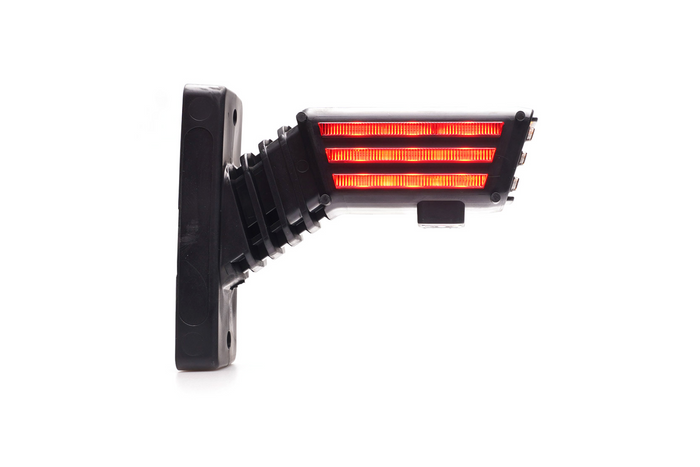 WAŚ 2550P W297.3.1 SPOT LED rechter markeringslamp op een korte arm