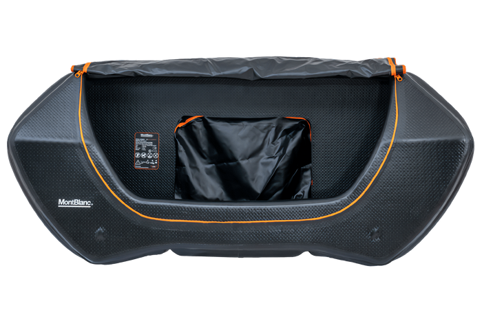 Bagagebox voor Mont Blanc Senja fietsendragers die op de trekhaak worden gemonteerd