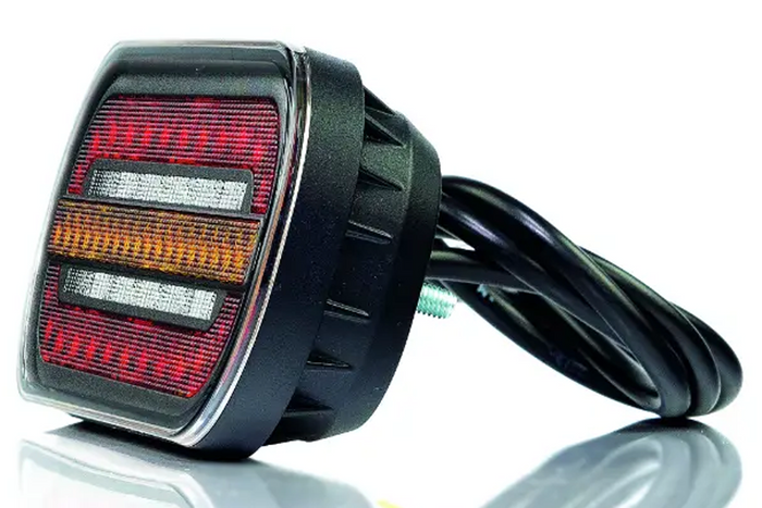 FRISTOM FT-320 LED achterlicht, 3 functies, universeel
