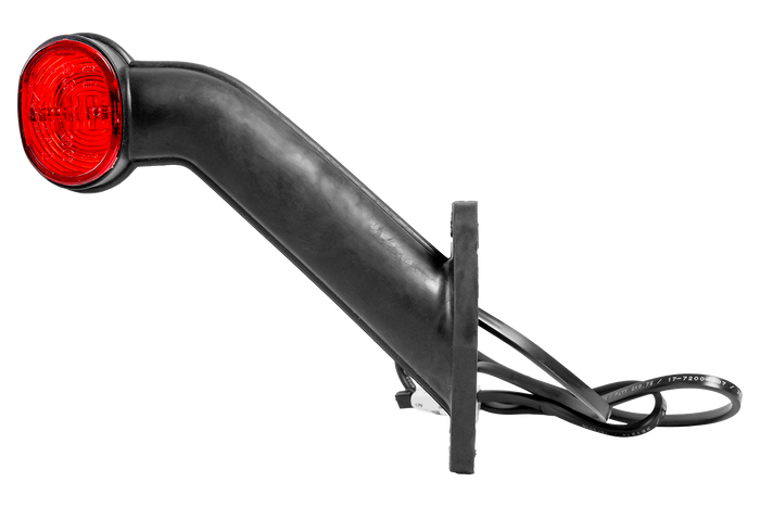 ASPÖCK SUPERPOINT II linker markeringslamp op een rubberen arm met zijkabel
