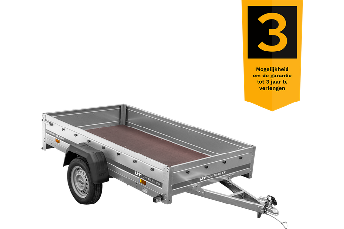 Grote aanhangwagen 230 x 125 Garden Trailer 230 Unitrailer 750 KG MTM
