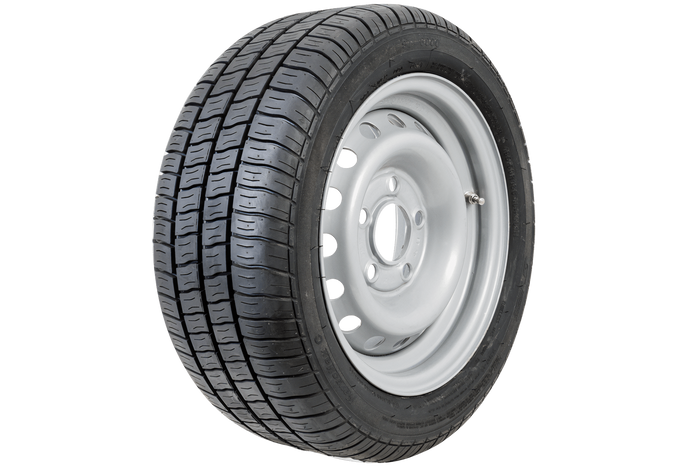 OUTLET Versterkt aanhangwagenwiel BAND GT Radiaal 195/50 R13C 104/101N VELG KENDA 6Jx13&quot;H2 5x112 ET:30