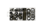 Set metalen-rubberen ringen YATO YT-068582, mix van maten, 150 stuks