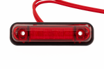 FRISTOM FT-081 LED-markeringslamp, rood, universeel