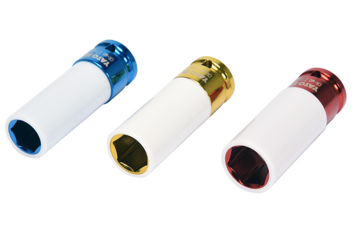 Slagsleuteldoppen voor aluminium velgen YATO YT-1056 17-21mm 3 stuks.