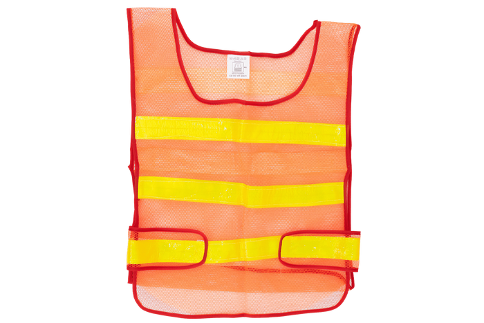 HERMON XXL oranje reflecterend vest met klittenband aan de zijkant