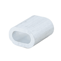 Aluminium connector voor touwen DROMET ZLA.4 bus voor 4mm touwen