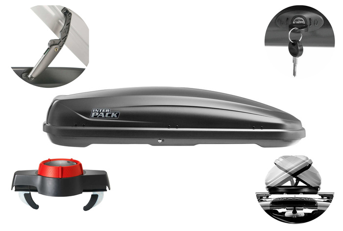 Inter Pack Traxer 6.6 antraciet dakkoffer