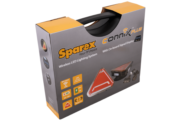 SPAREX CONNIX PLUS S.162710 LED achterlichten 6 functies links+rechts, draadloos, met magneet
