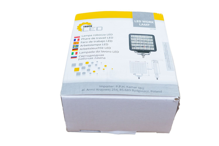 Werklamp 30x LED vierkant met schakelaar L0156