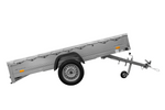 Lichte aanhangwagen 264x125 UNITRAILER GARDEN 264 KIPP met grijze kap