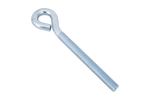 DROMET HO M12x170 schroefhaak met gesloten (oog) uiteinde