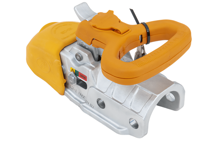 STEELPRESS BC-3500E-00-02+SD kogelkoppeling voor een 3500kg aanhangwagen met een 60,5mm gietijzeren buisdissel