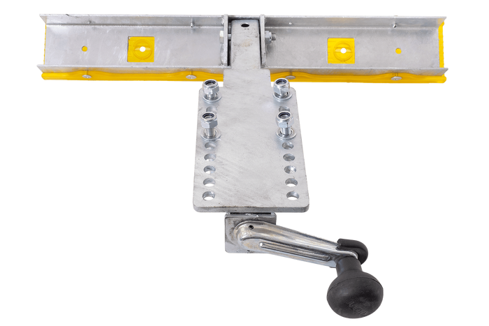 UNITRAILER TTL vlakke steun, lengte 59 cm, hoogte 50 cm, voor een boottrailer