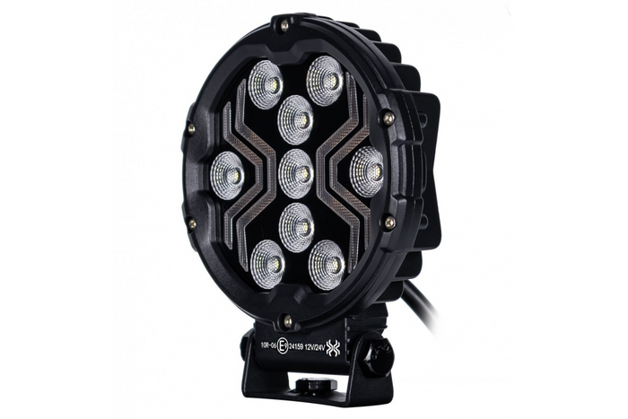 Werklamp LED KAMAR X-SPIDER L0196 9xLED 1700lm reflector 