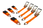 Set van vier 3-punts transportbanden met spanner voor UNITRAILER trailer 3m/50mm/4t oranje