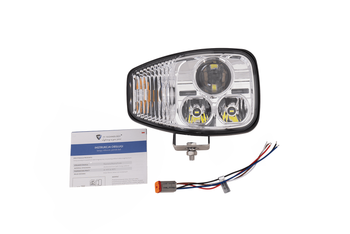 TT Technology TT.16610-P LED koplamp 3 functies 21xLED 4450lm rechts voor JCB/Cat/Manitou/Volvo/Terex