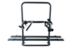 Fietsendrager reservewielhouder Peruzzo Brennero 4x4 - voor 2 fietsen met montagerails (zwart)