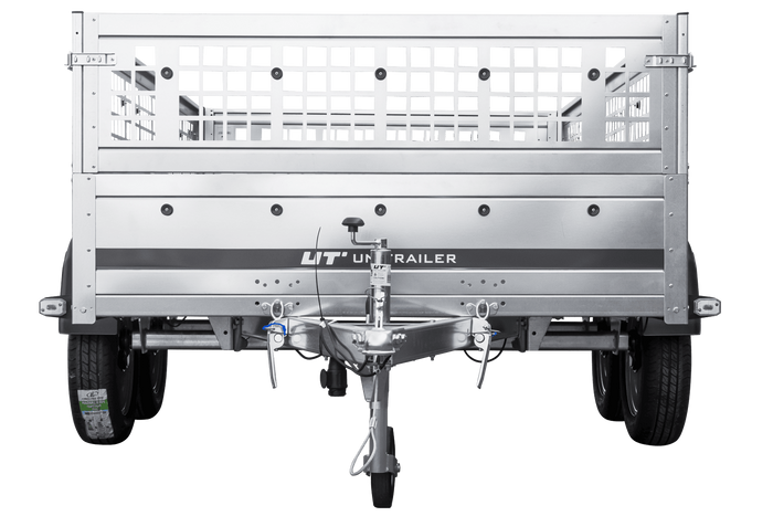 Autoaanhanger 264x150 UNITRAILER GARDEN 265/2 KIPP met gaaswanden