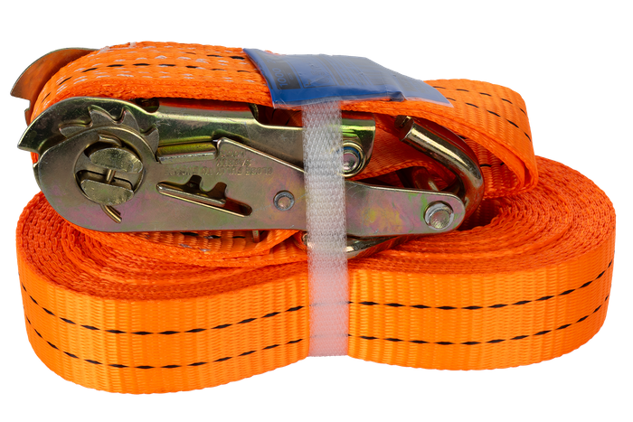 UNITRAILER 8m/35mm/2t oranje transportband met spaninrichting