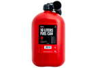 10L HERMON kunststof jerrycan met trechter, rood