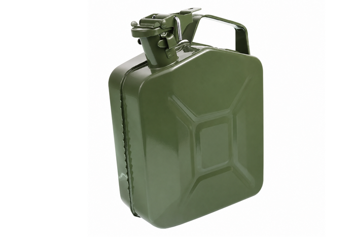 5L HERMON metalen jerrycan, groen